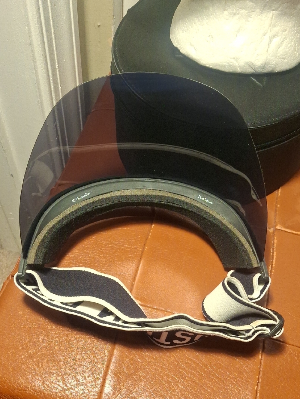 Dior J'Adior Black Visor with Clear Smoke Shield - Picture 4 of 7